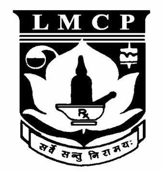 L M College of Pharmacy (LMCP) Logo